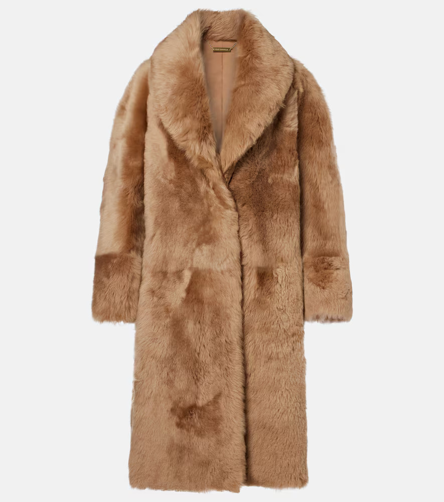 Nour Hammour Anais shearling coat | Mytheresa (UK)
