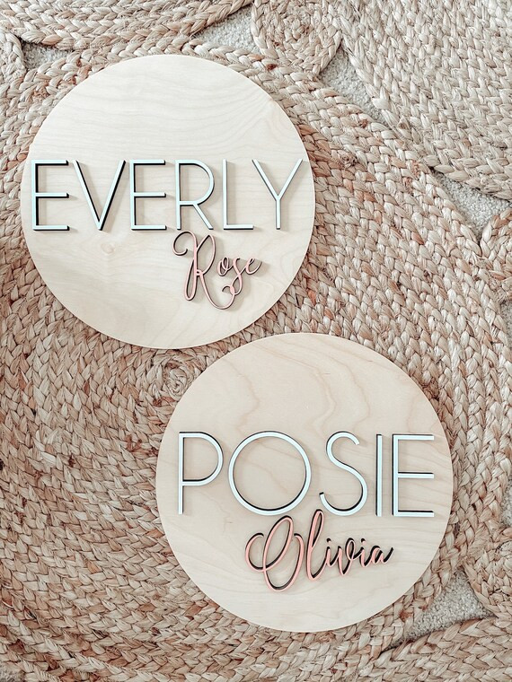 Nursery Name Sign  3D Custom Name Sign  Baby Shower Gift  | Etsy | Etsy (US)