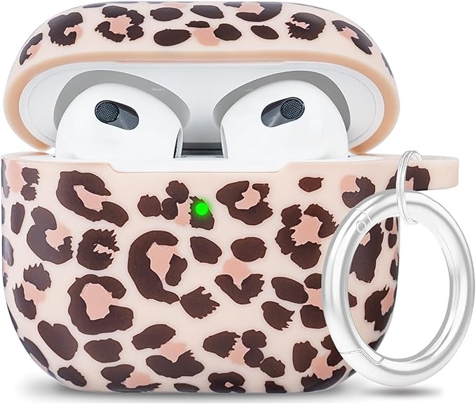 Cheetah Silicone Headphones 3 Case 2021, YOMPLOW Case Cover for Apple Headphones 3rd Generation F... | Amazon (US)