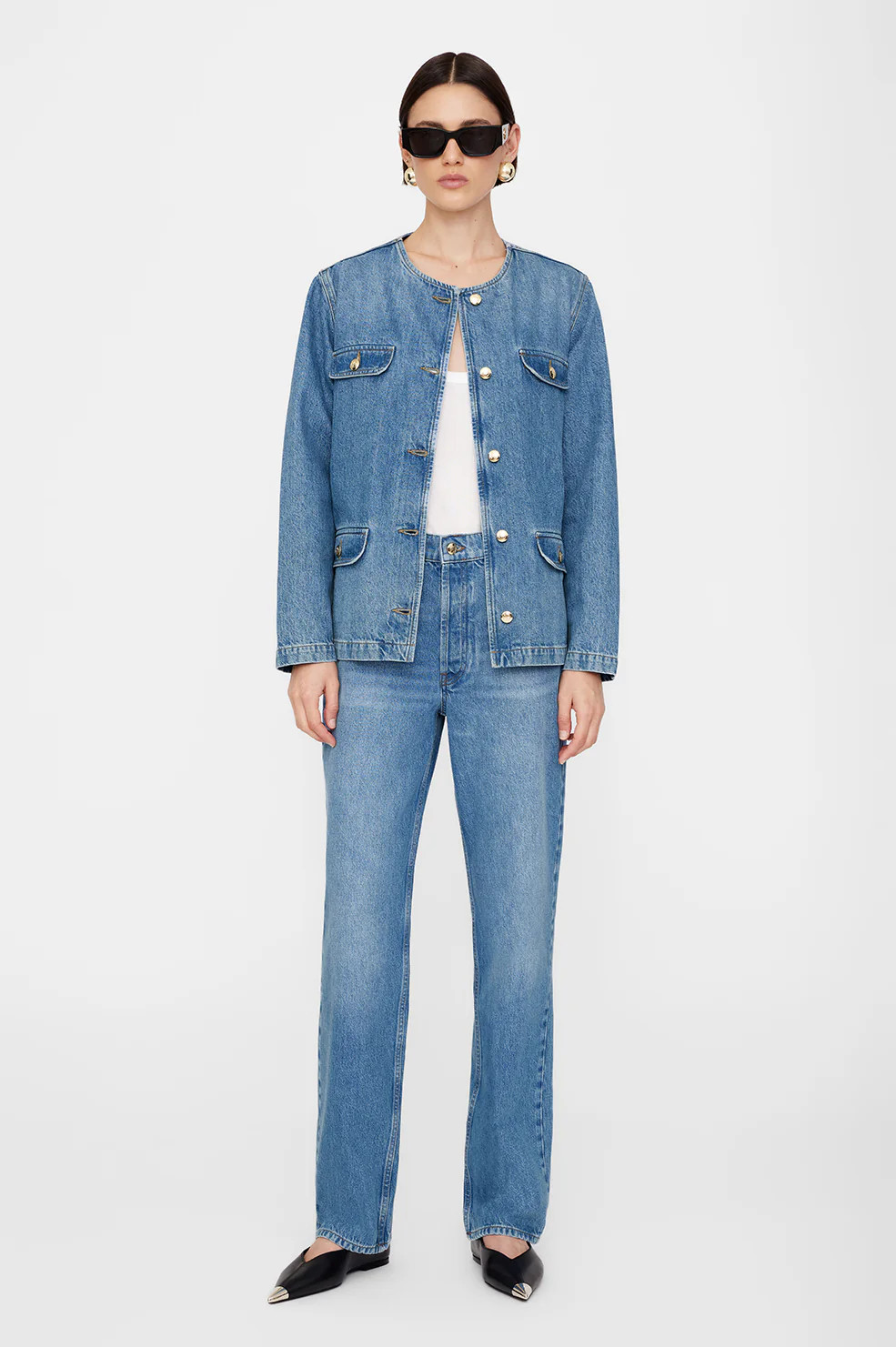 Janet Jacket - Atlantic Blue | Anine Bing