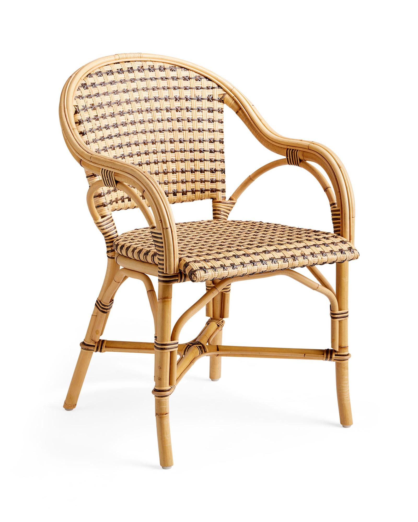 Riviera Étoile Rattan Dining Chair | Serena and Lily