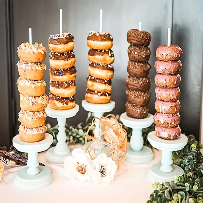 Wooden Donut Stand Perfect Birthday Wedding Party - Temu | Temu Affiliate Program