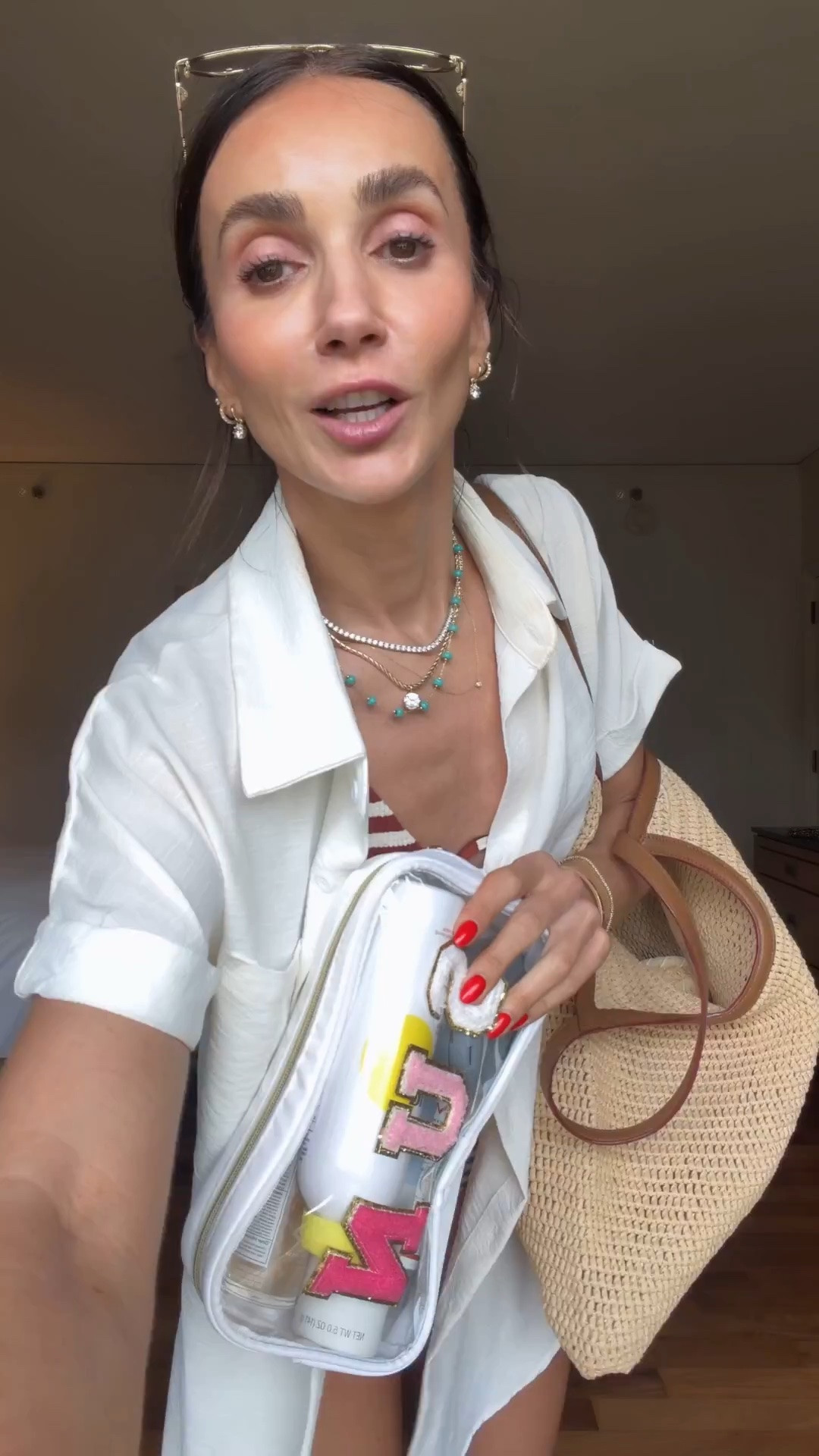 This lightweight cover up is one of those vacation essentials you’ll use every day. Throw it over your swimsuit for the beach or pool, then pair it with shorts or linen pants for lunch without needing a full outfit change.

Beach cover up, White cover up, Swimsuit cover up, Resort wear, Vacation outfit, Beach vacation essentials, Poolside style, Lightweight summer layer, Coastal style, Summer fashion, annabrstyle

#LTKSwim #LTKSeasonal #LTKTravel