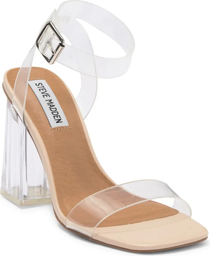 Hundred Clear Block Heel Sandal (Women) | Nordstrom Rack