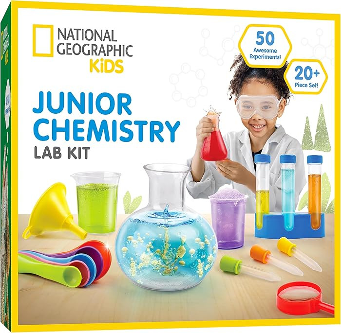 National Geographic Junior Chemistry Set - Complete Early Learning Lab Kit with 50 Science Experi... | Amazon (US)