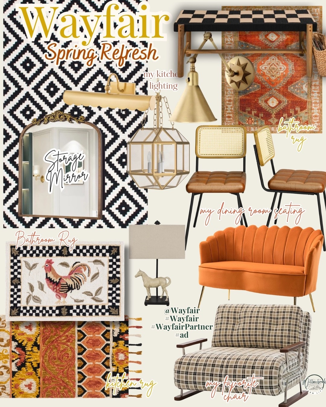 @Wayfair Here’s my line up for a few small upgrades for your home, that will make a huge impact!! Also the viral chairs I posted are back in stock!!!  #WayfairPartner #ad #wayfair 

#LTKHome