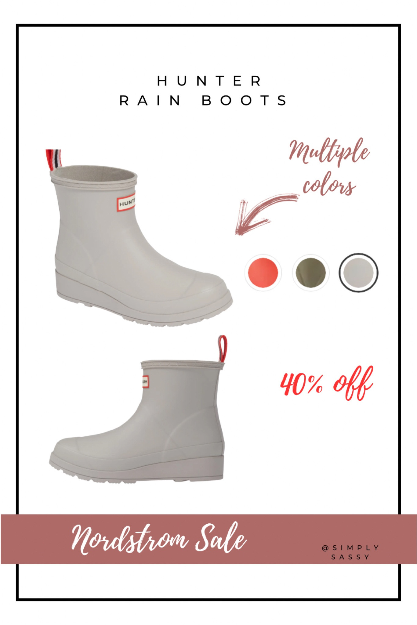 Hunter rain boots on sale at Nordstrom! #sneakers #booties #vacation #hunterboots #nordstrom #outdoor #sale

#LTKSale #LTKSeasonal #LTKunder100