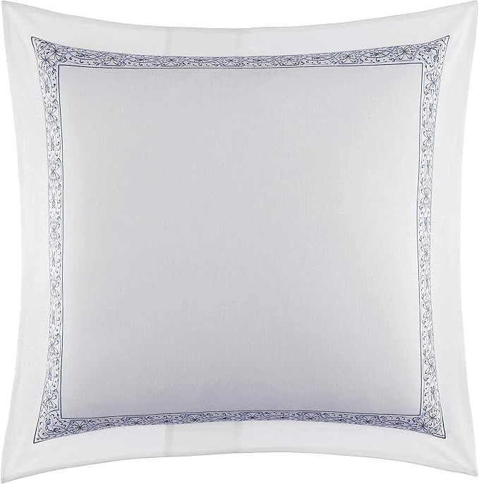 Laura Ashley Home - Euro Sham, Smooth Cotton Sham with Envelope Closure, Lightweight & Stylish Ho... | Amazon (US)