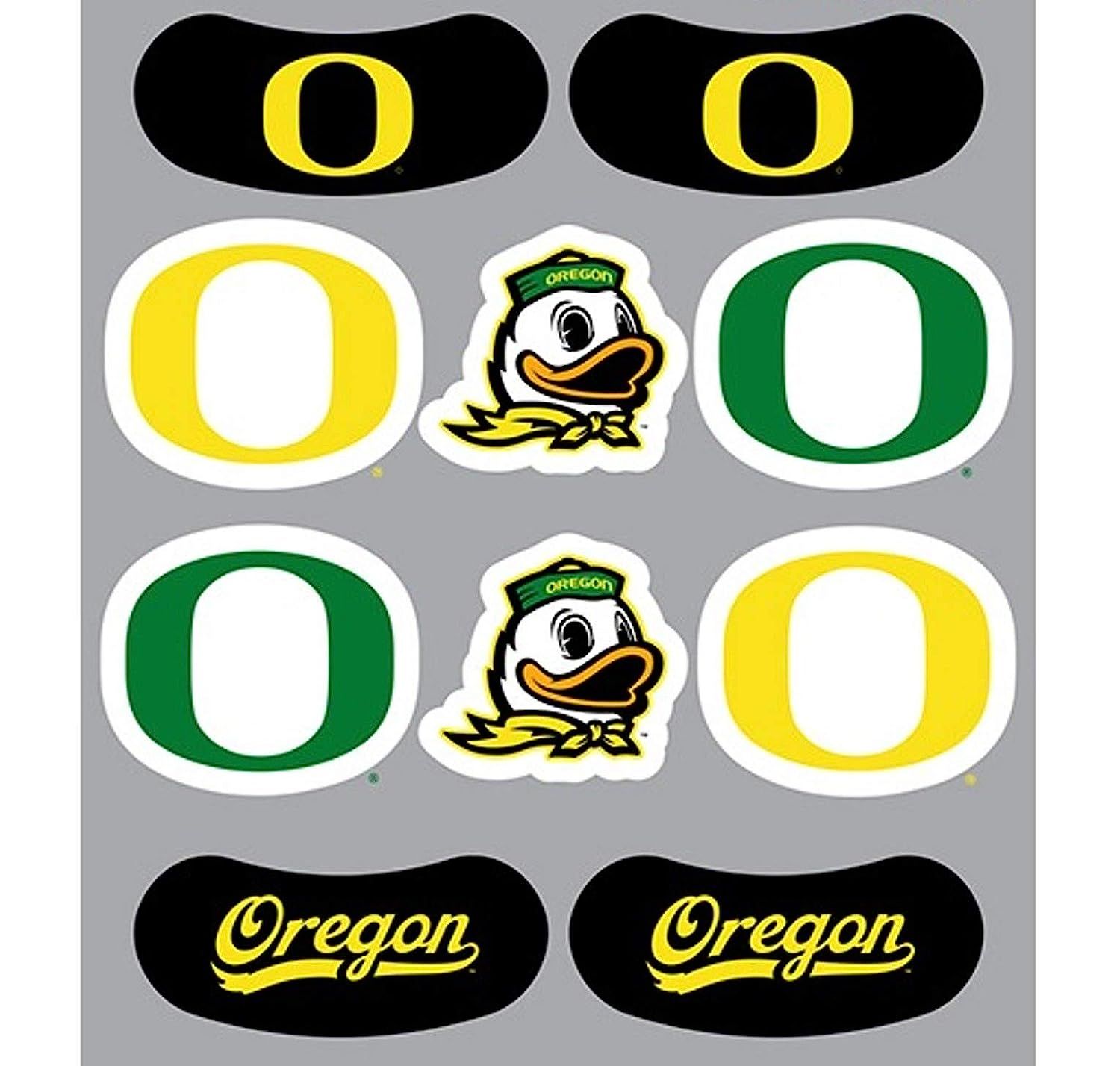 University of Oregon (UO) Ducks – Waterless Peel & Stick Temporary Tattoos – 10-Piece Combo ... | Amazon (US)
