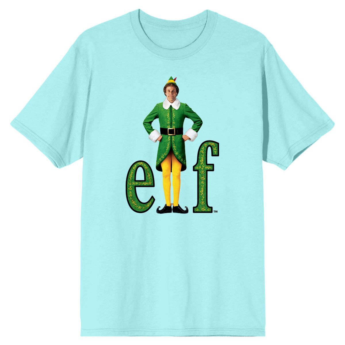 William Buddy Hobbs Elf Movie Men's Celadon T-Shirt | Target
