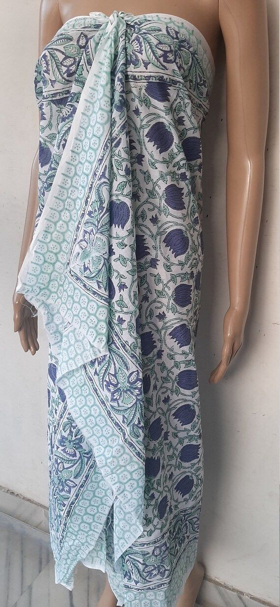 Indian Cotton Night Summer Paisley Maxi Women Scarves Handmade | Etsy | Etsy (US)