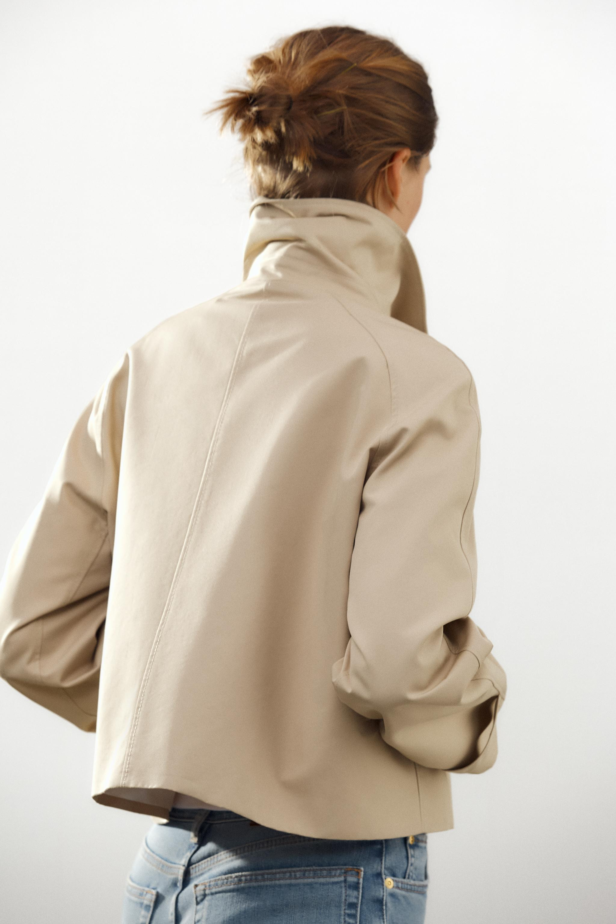 ZW COLLECTION SHORT TRENCH COAT | Zara UK
