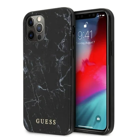 GUESS Hard Case PC/TPU Marble - iPhone 12 / iPhone 12 Pro Black | Walmart (US)