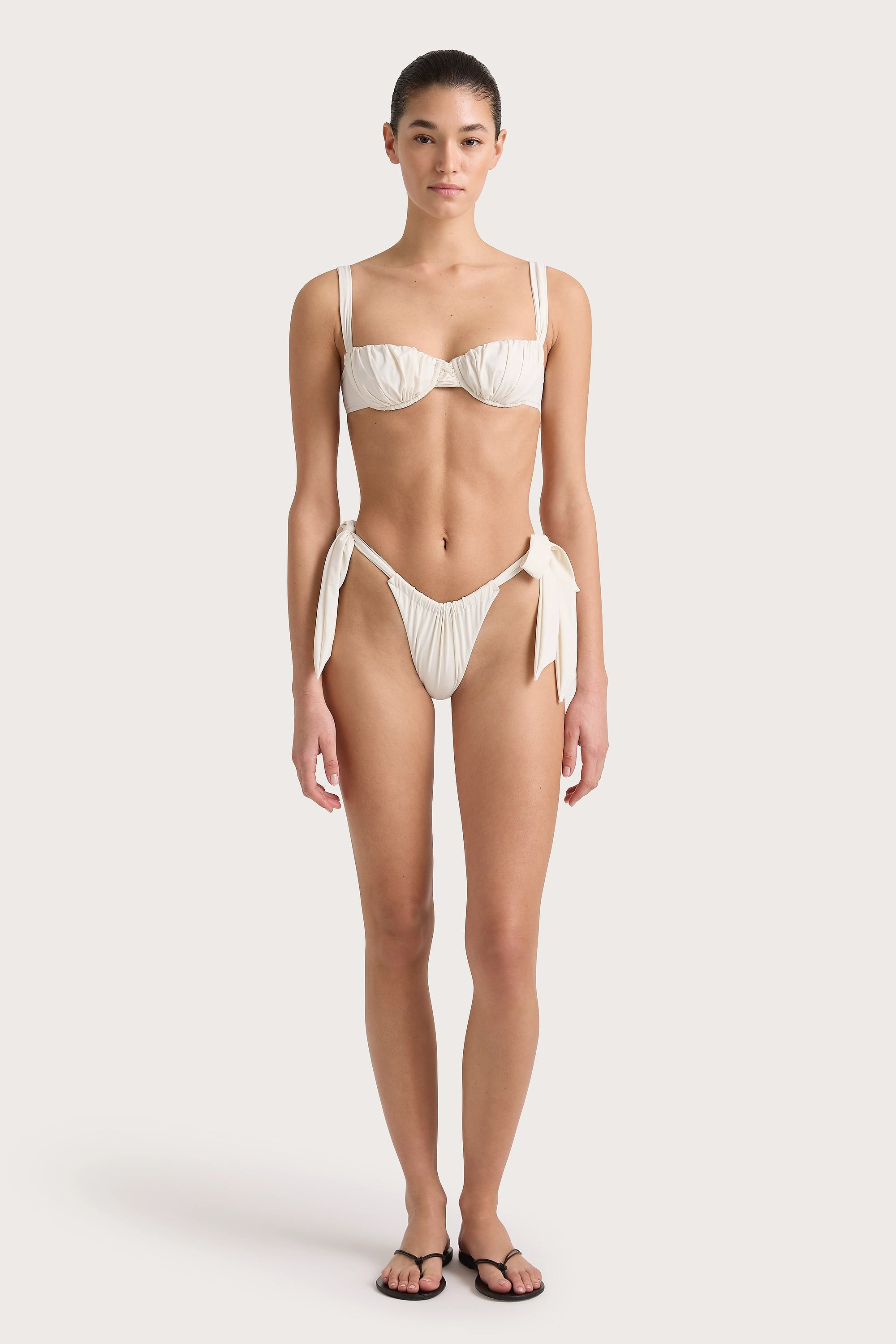 Emily Bikini Top White - Final Sale, XS / WHITE | Faithfull (AU)