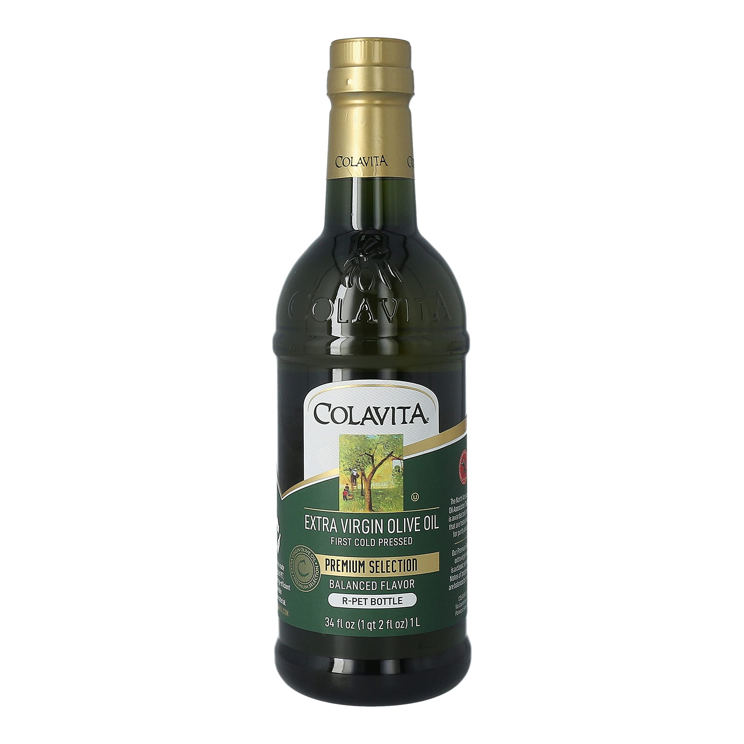 Colavita Premium Selection Extra Virgin Olive Oil 34 Oz Bottle | Amazon (US)