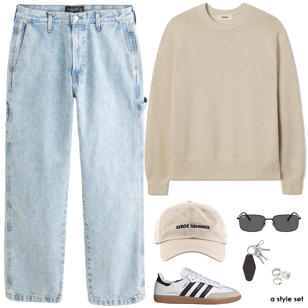 styling a beige sweater 

#menswear #mensfashion #streetwear 

#LTKMens #LTKStyleTip