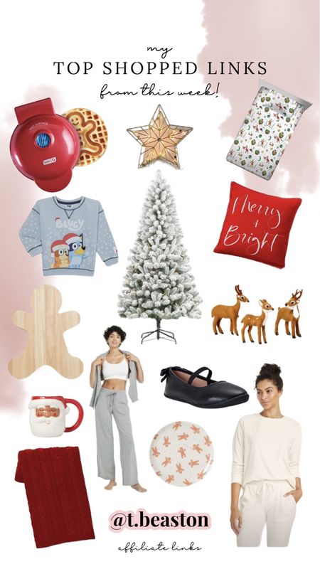 This weeks top links! The Christmas tree I have in my room, this years target decor, cozy loungewear, bluey Christmas sweatshirt for little ones. So cute! 

#LTKhome #LTKSeasonal #LTKHoliday