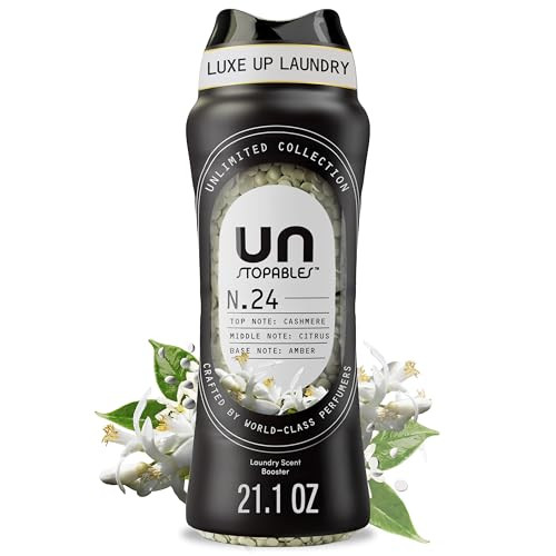 Downy Unstopables Unlimited Collection In-Wash Laundry Scent Booster Beads, No. 24, Fine Fragrance, Long-Lasting Fresh Scent Beads, 21.1 oz | Amazon (US)