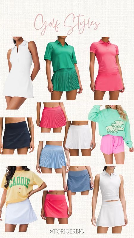 So many cute golf styles. #PinkLily #Golf #Skirt #Fitness.

#LTKFindsUnder50 #LTKStyleTip #LTKSaleAlert