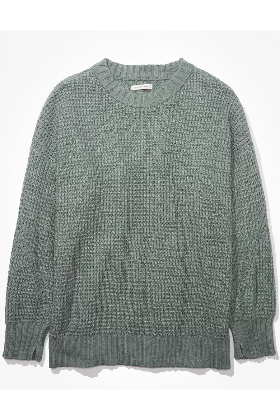 AE Oversized Waffle Knit Sweater | American Eagle Outfitters (US & CA)