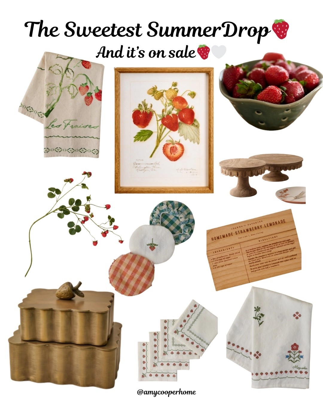 Sweet strawberry summer🍓 ON SALE!! From Magnolia Home

#LTKHome #LTKSaleAlert #LTKSeasonal
