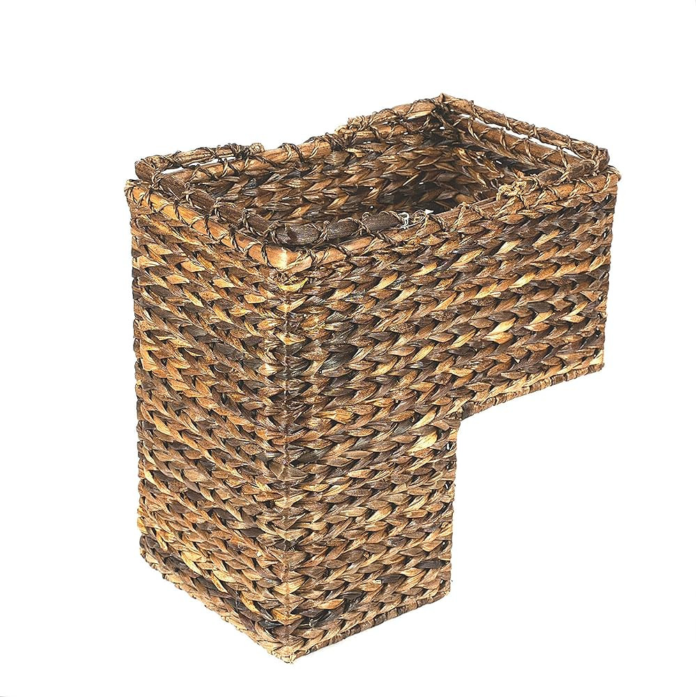 Creative Co-Op BacBac Leaf Woven Stair Basket | Amazon (US)