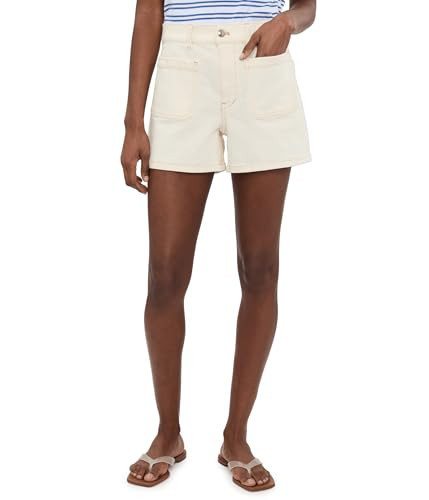 Madewell Womens The Emmy Denim Short Vintage Canvas 32 One Size | Amazon (US)