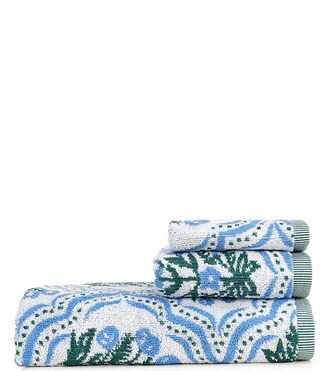 Tabitha Collection Jacquard Floral Bath Towels | Dillard's