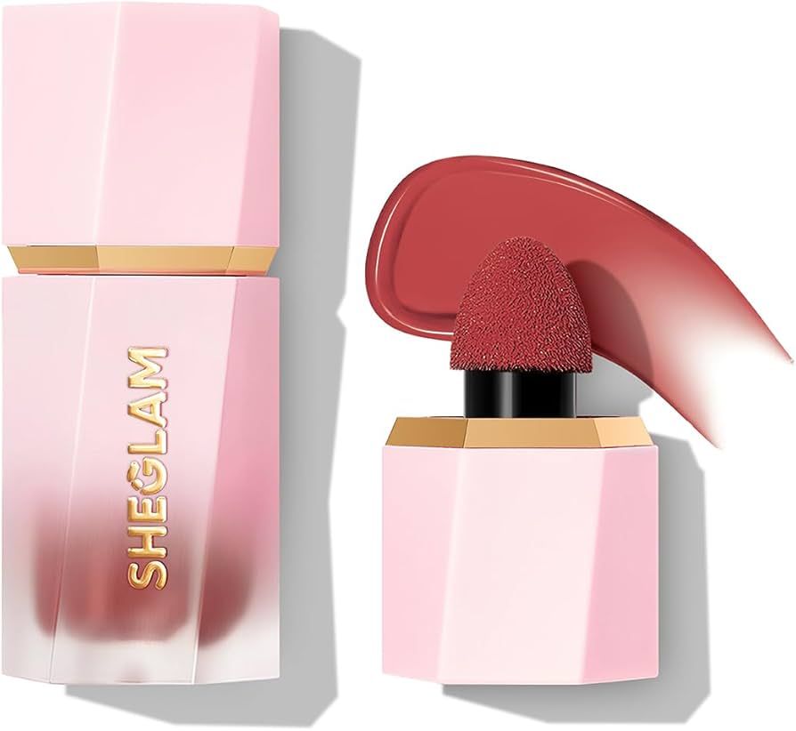 SHEGLAM Color Bloom Liquid Blush Makeup for Cheeks Matte Finish - Swipe Right | Amazon (US)