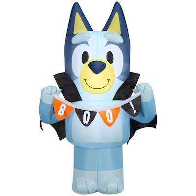 Bluey 3.5-ft Blue Vampire Inflatable | Lowe's