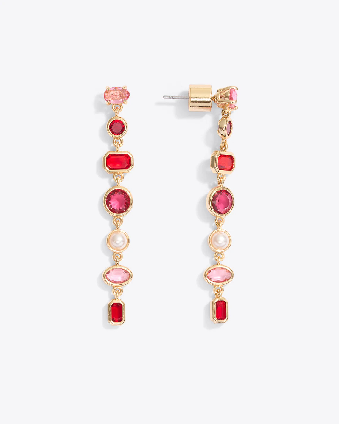 Linear Drop Gem Earrings | Draper James (US)