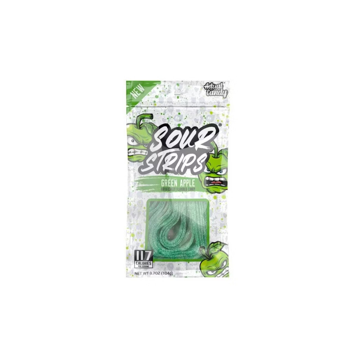 Sour Strips Green Apple Candy - 3.4oz | Target