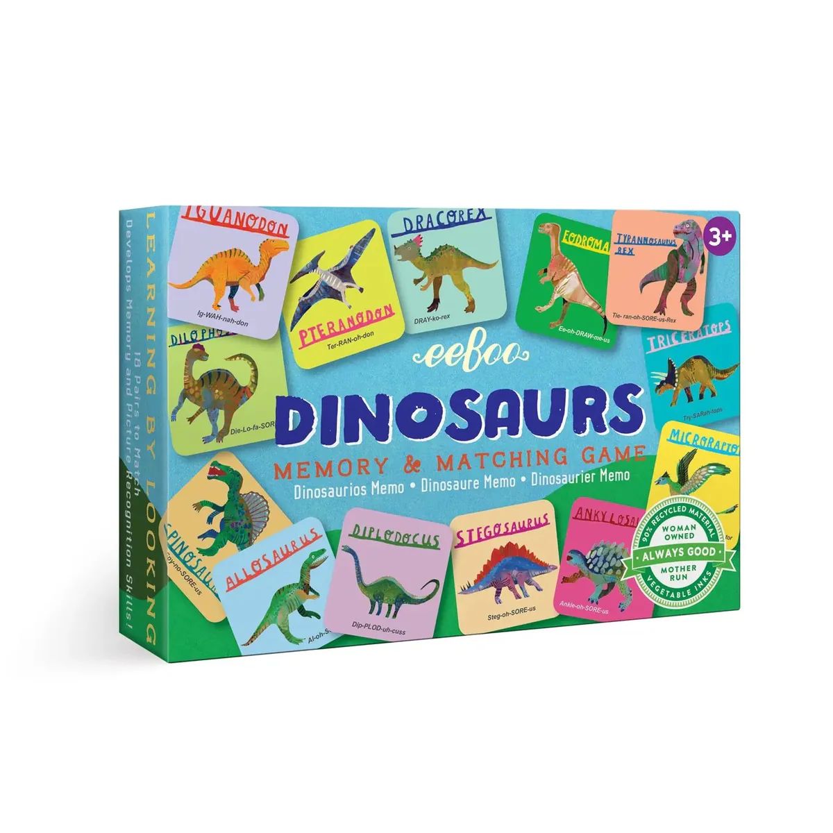 Dinosaurs Little Memory & Matching Game | Magic Playbook