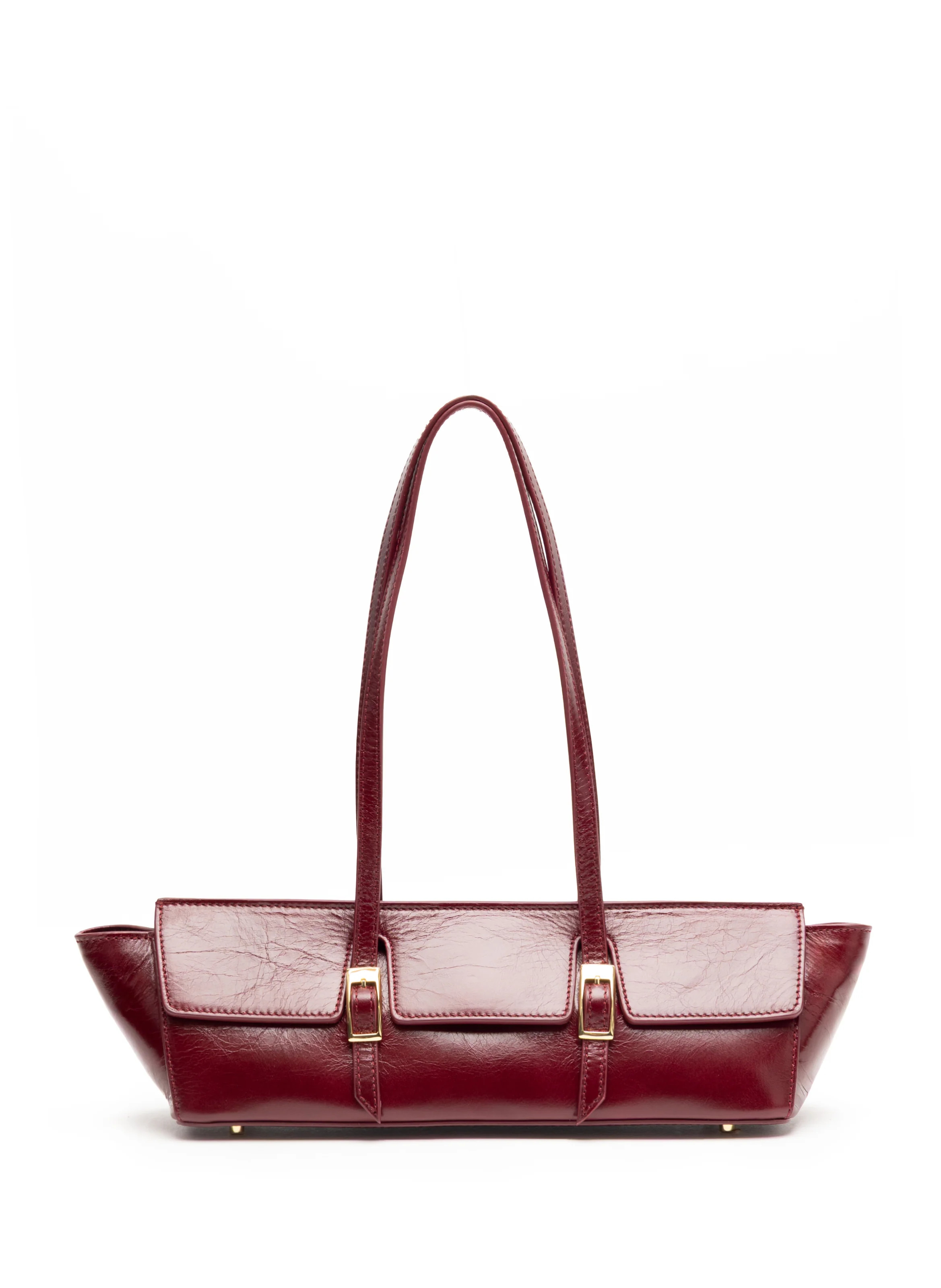 Le Bateau Vintage Leather Rubino - French Bags for Women - Elleme | Elleme