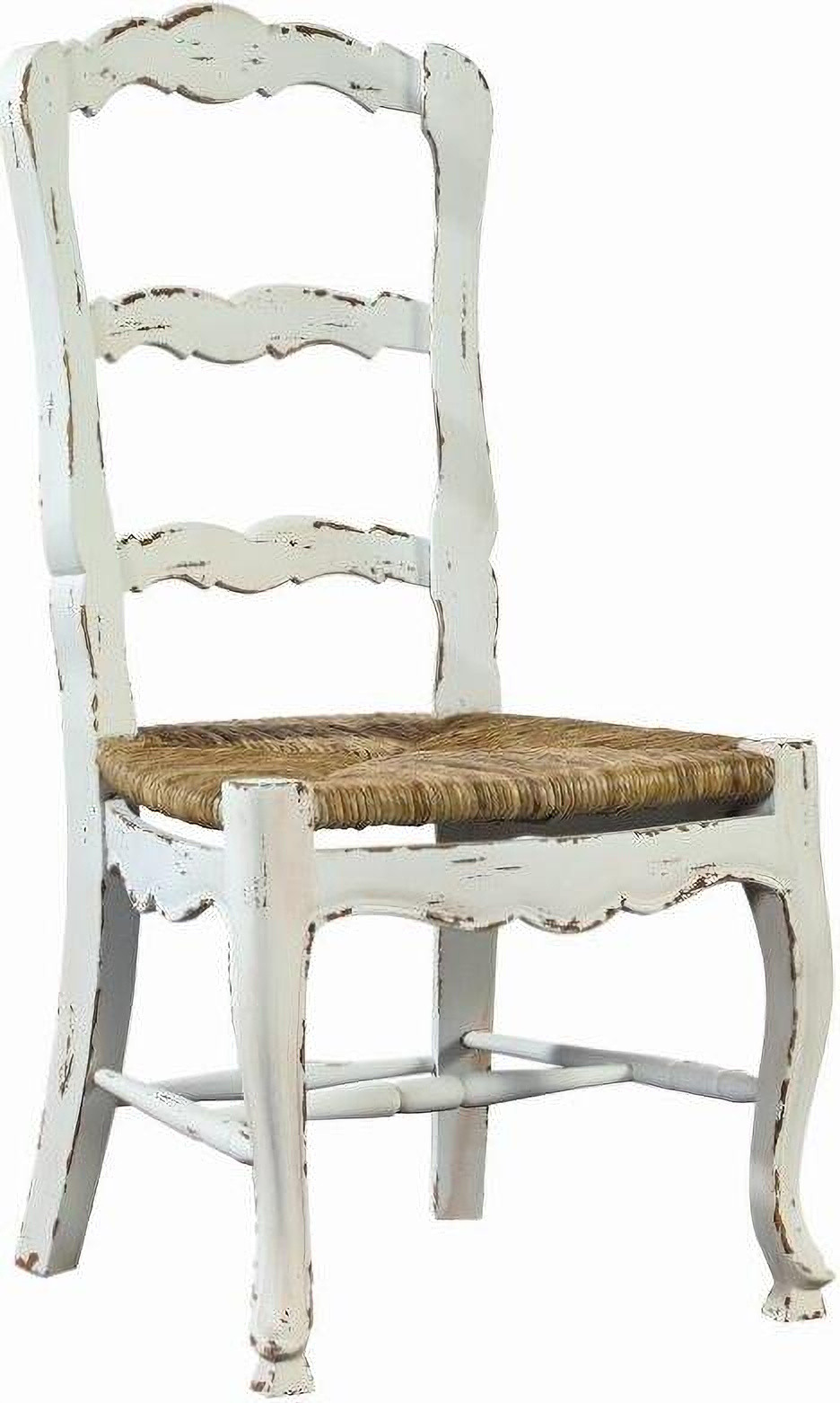 French Ladderback Side Chair Set of 2 In White | 1stopbedrooms
