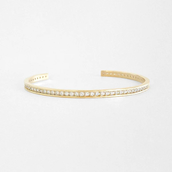 Goldie Pavé Cuff Bracelet | The Avenue