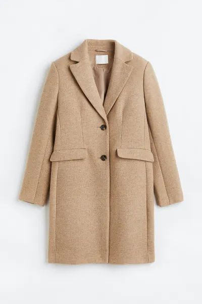 Single-breasted coat | H&M (UK, MY, IN, SG, PH, TW, HK)
