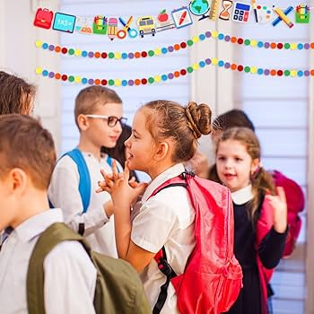 3 Pcs Colorful Felt Ball Garland Classroom Return to School Pom Pom Ball Garland Handmade Felt Ba... | Amazon (US)