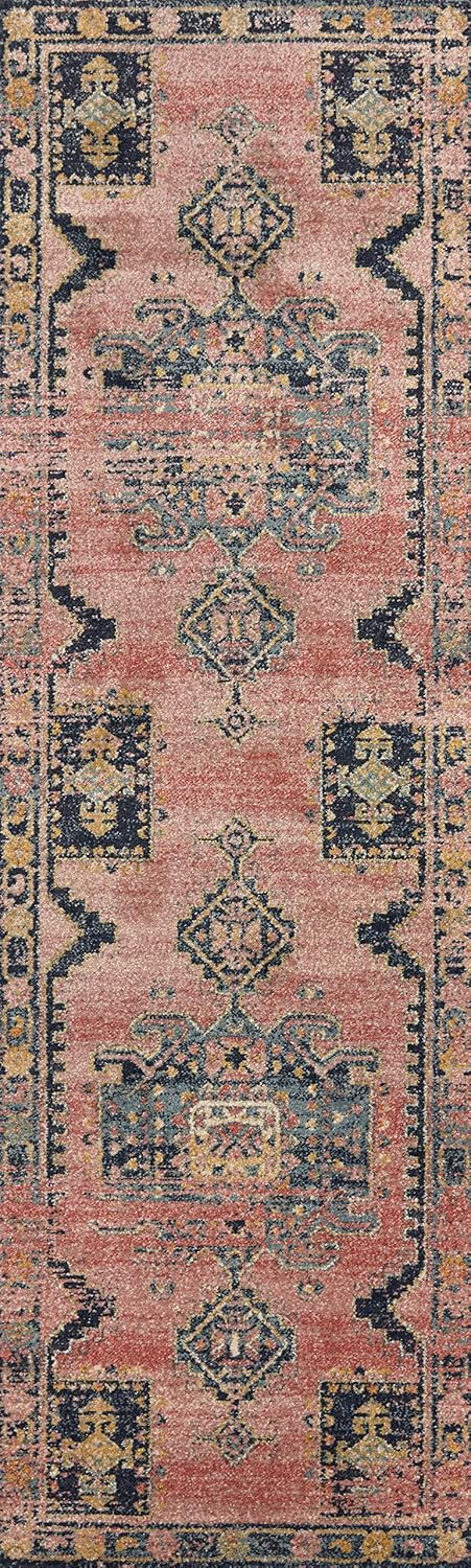 Loloi II Jocelyn Collection JOC-06 Rose / Rose, Transitional 7'-10" x 10' Area Rug | Amazon (US)