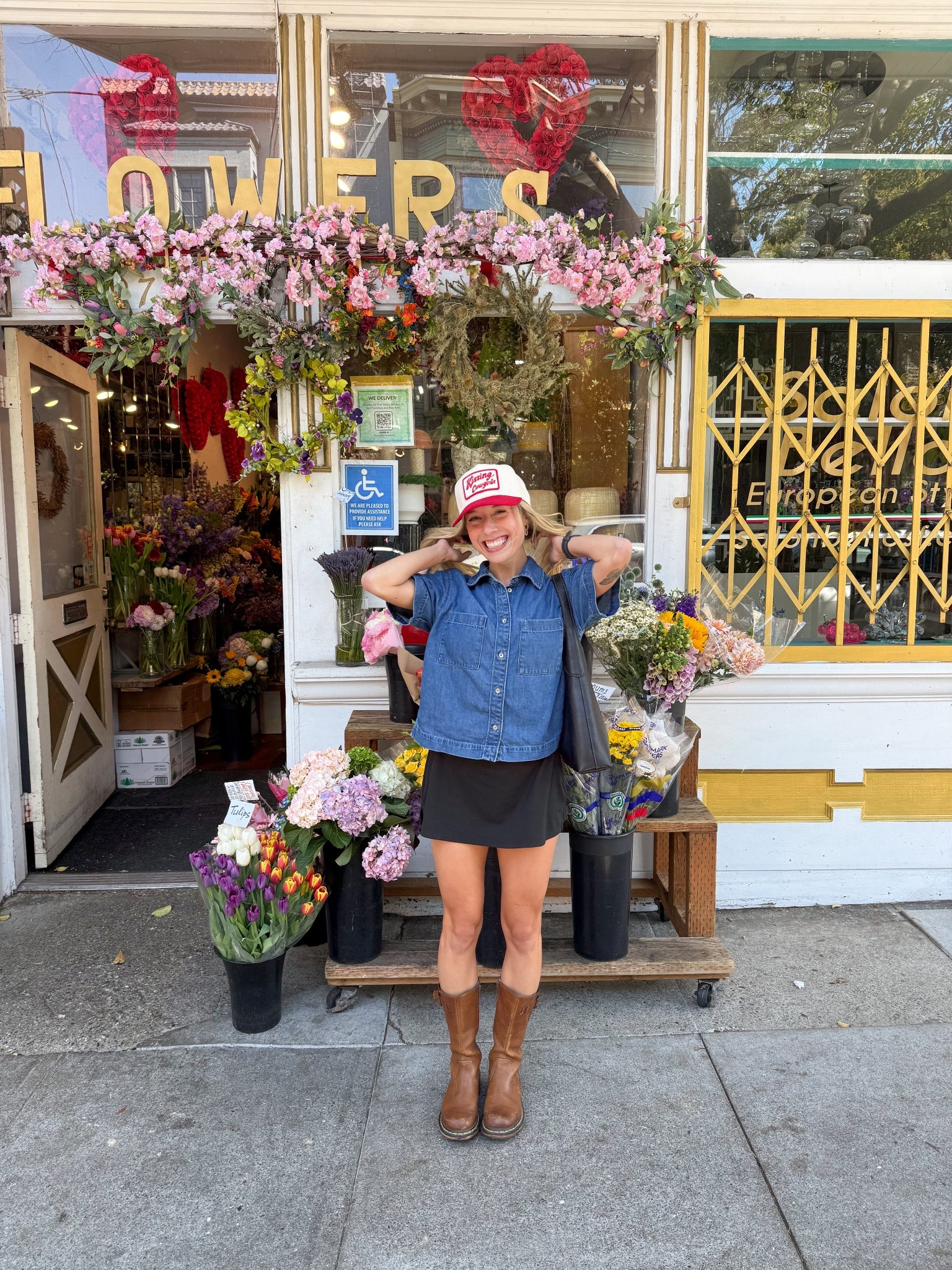 Such a fun day in SF sporting one of my favorite outfits lately. ☺️ The hat is actually from a small queer owned brand called “kissing cowboys”! And the boots are vintage (thrifted) Doc Martens so sadly I can’t link 😭

#LTKPetite #LTKFindsUnder50 #LTKFindsUnder100