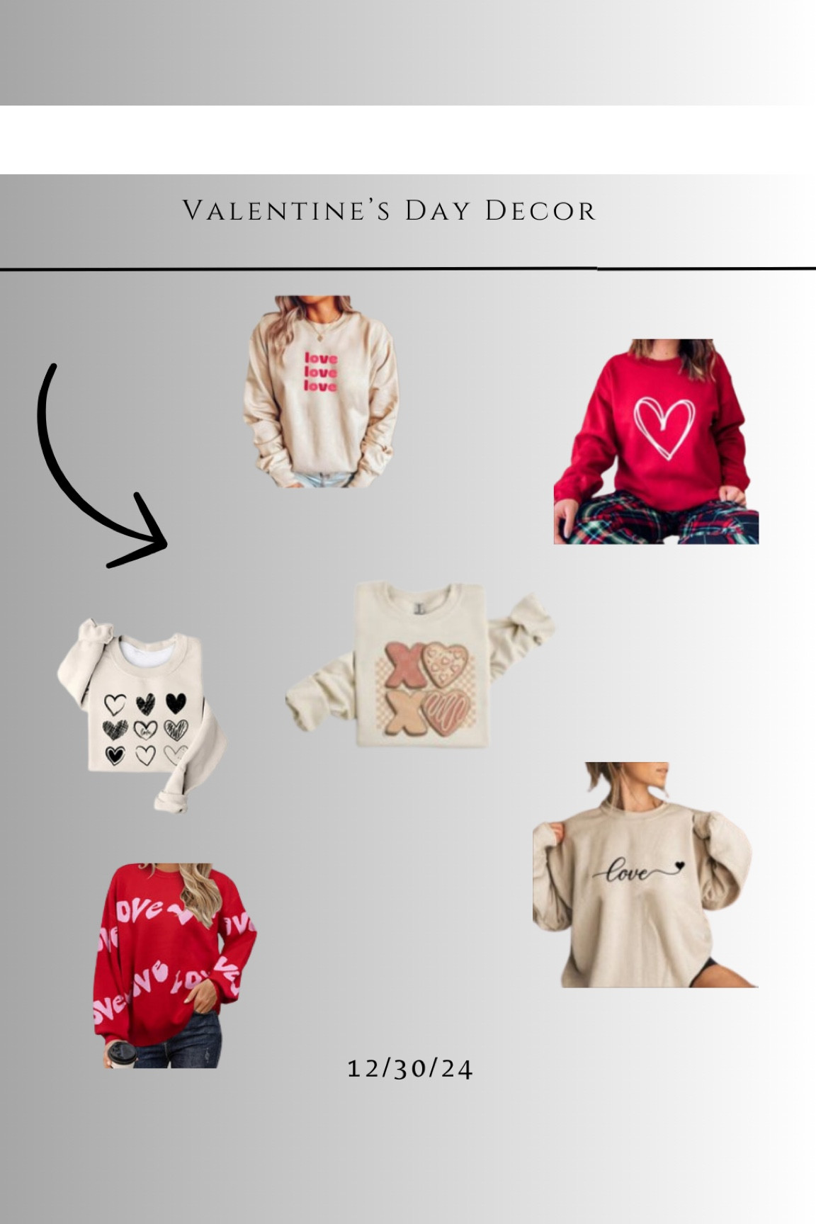 Some Valentine’s Day Sweater/Sweatshirt Ideas! 

#LTKStyleTip #LTKFamily #LTKU