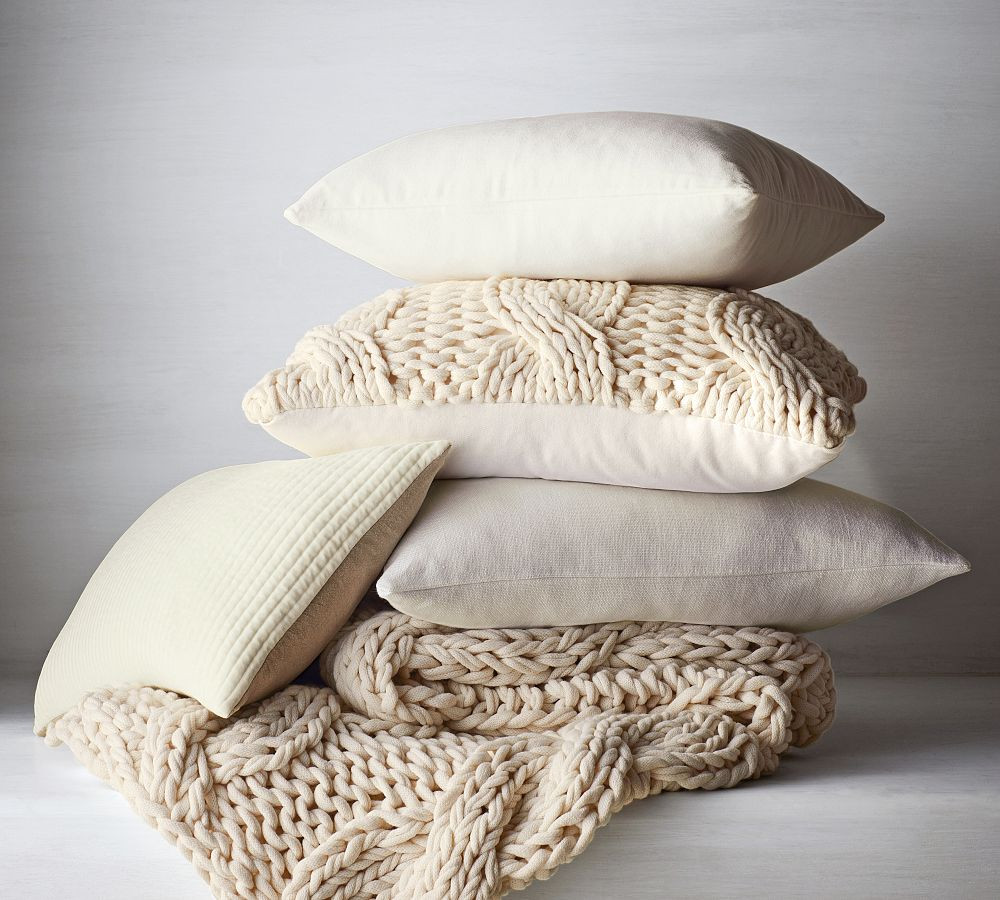 Colossal Handknit Throw | Pottery Barn (US)