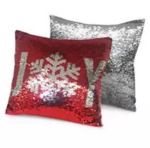 Holiday Joy Reversible Sequin Pillow | Sam's Club