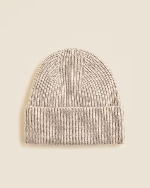 Ribbed cashmere beanie | J. Crew US