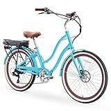 sixthreezero EVRYjourney Women's Electric Bicycle, 7-Speed Step-Through Touring Hybrid eBike, 250 Wa | Amazon (US)