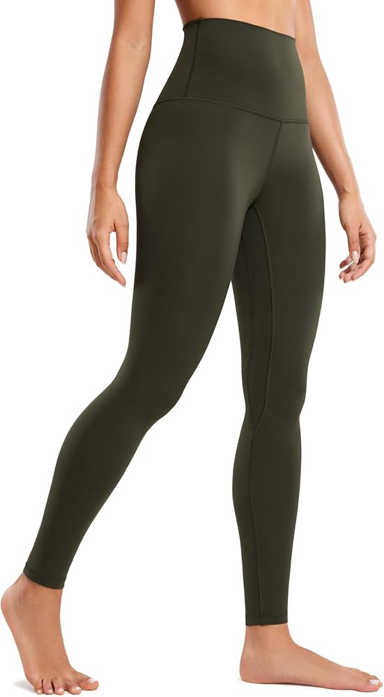 CRZ YOGA Women's Butterluxe Super High Waisted Workout Leggings 28 Inches -Over Belly Buttery Sof... | Amazon (US)