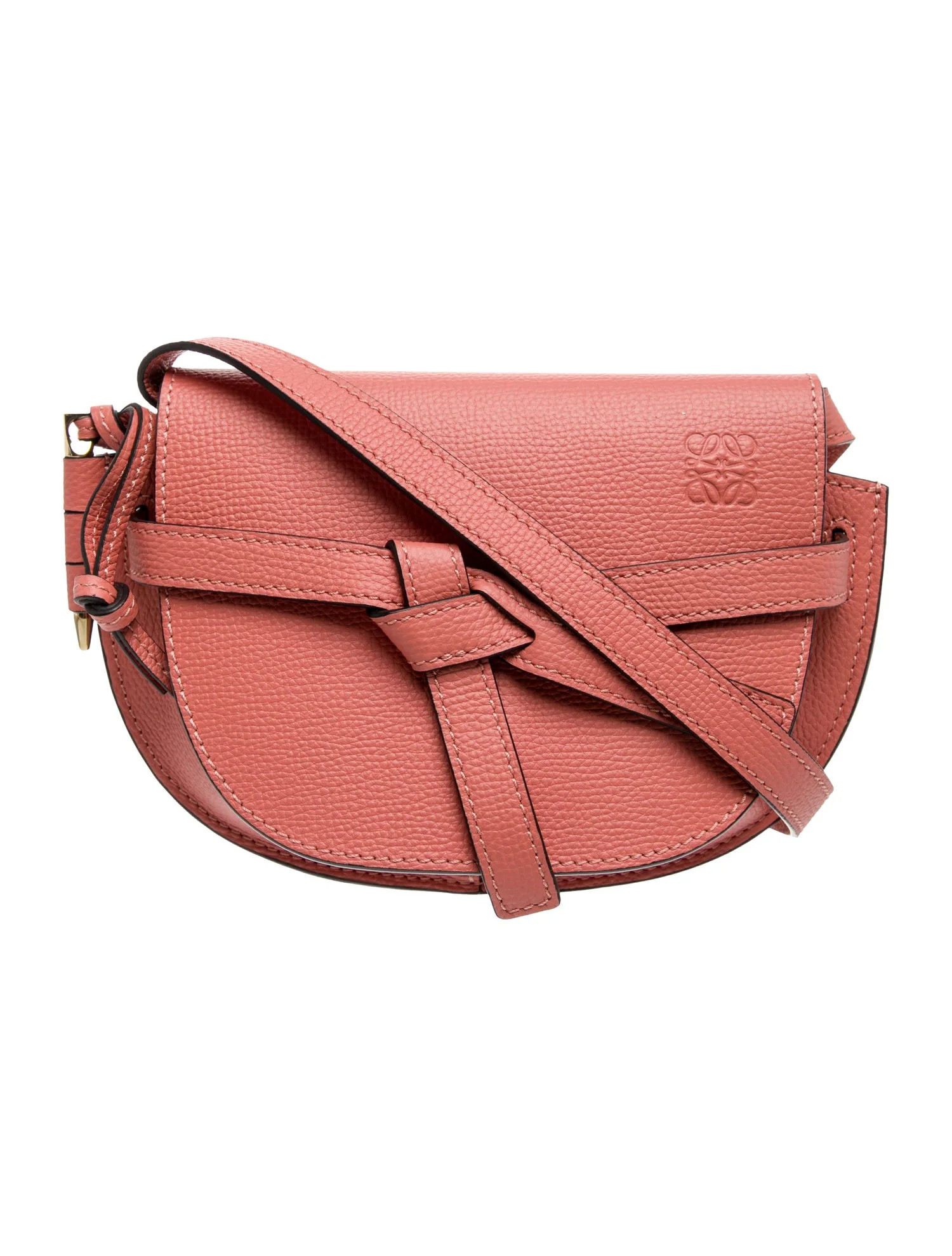 Loewe Leather Gate Mini - Pink Crossbody Bags, Handbags - LOW98747 | The RealReal | The RealReal