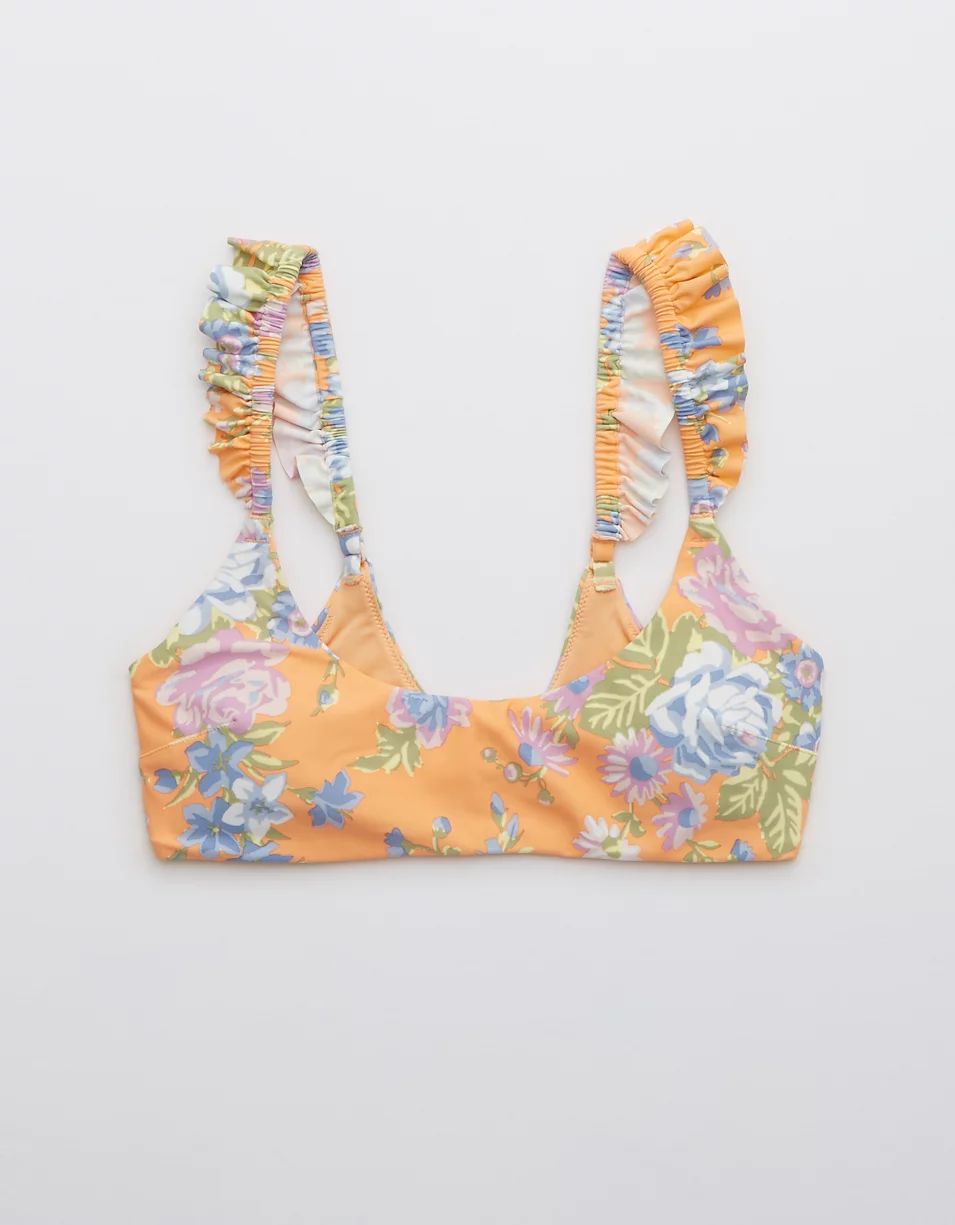 Aerie Ruffle Scoop Bikini Top | American Eagle Outfitters (US & CA)