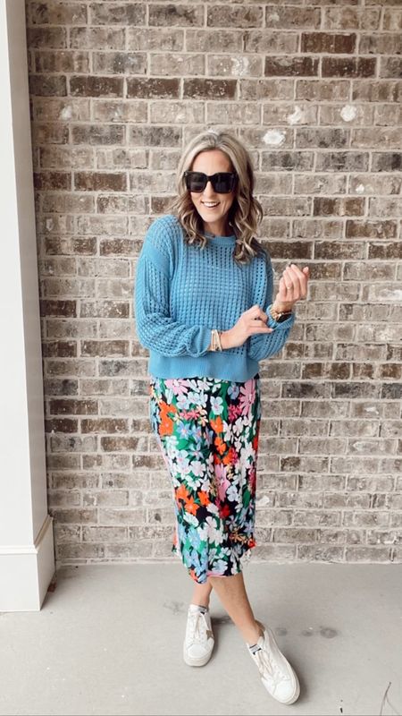 Old Navy Skirt styled multiple ways - all tops linked // skirt is a size small  

#LTKover40 #LTKstyletip #LTKworkwear