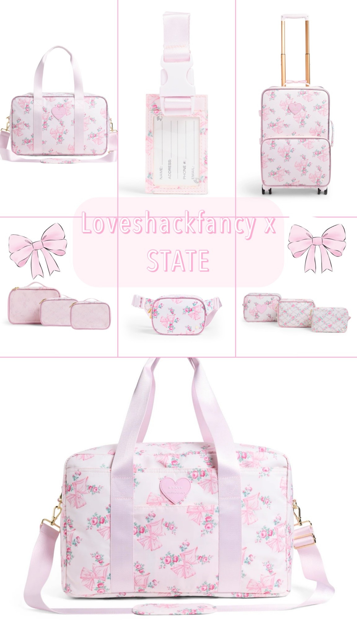 Loveshackfancy x STATE bags collab 

#LTKTravel #LTKItBag #LTKBeauty